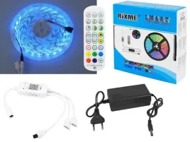 tasma-led-5-24v-rgb-5m-zestaw-zasilacz-pilot-sterownik-bt-sterownie-smar