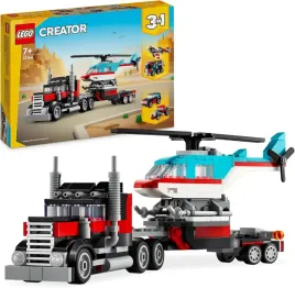 lego-creator-3w1-ciezarowka-z-platforma-i-helikopterem-klocki-31146-zestaw