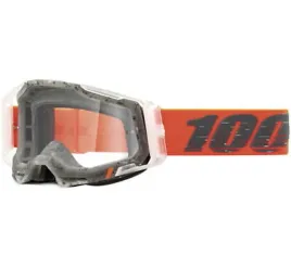 gogle-wyscigowe-racecraft-2-schrute-pomaranczowe-100-procent-clear-lens