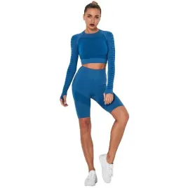 sportowy-komplet-top-spodenki-silownia-k004-niebieski-m