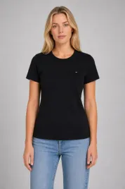 koszulka-tommy-hilfiger-damska-czarna-logo-klasyczna-premium-basic-r-l