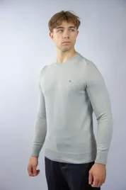 tommy-hilfiger-sweter-meski-szary-bawelna-okragly-dekolt-klasyczny-r-xxl