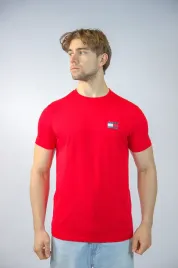 tommy-hilfiger-koszulka-meska-t-shirt-duze-logo-czerwona-klasyczna-r-xl