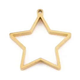 bez416-zawieszka-ramka-do-zywicy-gwiazdka-28mm-stal-nierdzewna-zlota