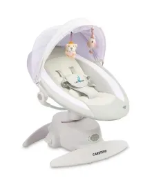 caretero-optielektryczny-lezaczek-bujacz-z-moskitiera-360-rozowy