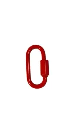 ogniwo-metalowe-skrecane-do-lancucha-karabinek-fi4mm-czerwone-ral-3020