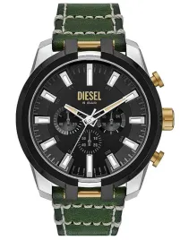 zegarek-meski-diesel-split-dz4588-chronograph-steel-black-green