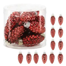 czerwone-szklane-szyszki-bombki-ksztaltki-zawieszki-6-cm-kpl-6-szt