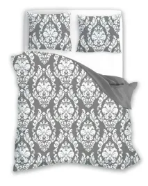 posciel-160x200-glamour-szara-biala-ornament-faro
