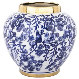 wazon-ceramiczny-bialy-niebieski-wzor-dekoracyjny-18-cm-amfora