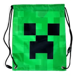 zielony-worek-torba-sportowa-minecraft-face-30-x-24-cm