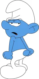 naprasowanka-aplikacja-termo-naklejka-the-smurfs-smerfy-maruda