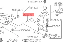 tuleja-wahacza-przod-subaru-wrx-20204ag030
