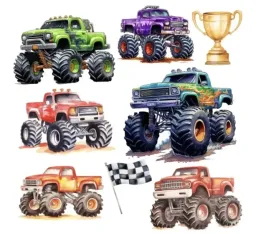 naprasowanka-aplikacja-termo-naklejka-na-odziez-monster-truck-auta-zestaw