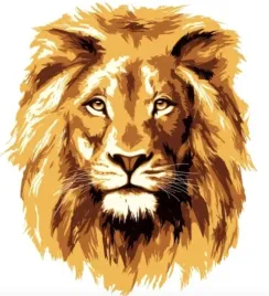 naprasowanka-aplikacja-termo-naklejka-na-odziez-lew-lion-grzywa-zwierzak
