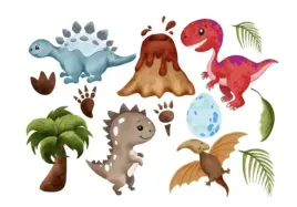 naprasowanka-aplikacja-termo-naklejka-na-odziez-dinozaury-zestaw-2