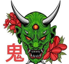 naprasowanka-odziez-oni-maska-hannya-japonia-4-1