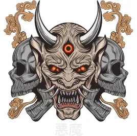 naprasowanka-odziez-oni-maska-hannya-japonia-5-1