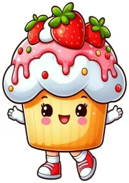 naprasowanka-aplikacja-termo-naklejka-na-odziez-kawaii-ciasteczko-babeczka