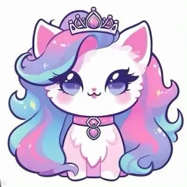 naprasowanka-aplikacja-termo-naklejka-na-odziez-kawaii-kot-kotek-kolorowy-3