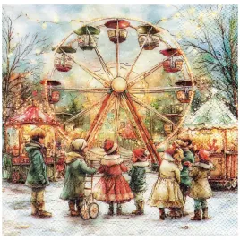 serwetka-do-decoupage-33x33cm-dzieci-w-wesolym-miasteczku-1szt