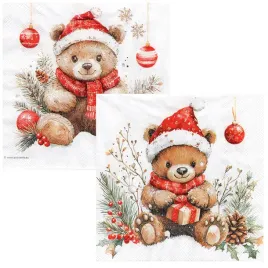 serwetka-do-decoupage-33x33cm-teddys-gift-white-mis-z-prezentem-1szt