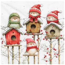 serwetka-do-decoupage-33x33cm-birdhouse-quartet-ptaszki-na-budkach-1szt