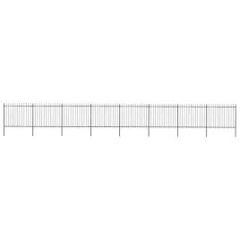 vidaxl-ogrodzenie-z-pretow-z-grotami-stalowe-136-x-15-m-czarne