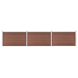 vidaxl-ogrodzenie-ogrodowe-wpc-526x106-cm-brazowe