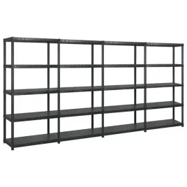 vidaxl-regal-5-poziomowy-czarny-340x40x185-cm-plastik