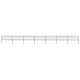 vidaxl-ogrodzenie-z-pretow-z-grotami-stalowe-119-x-08-m-czarne
