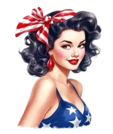 naprasowanka-naklejka-odziez-kobieta-retro-usa-1