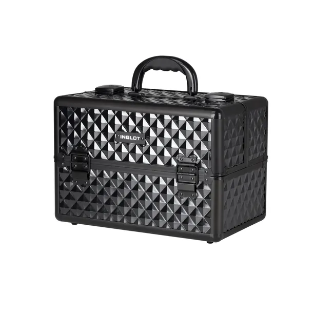 Kufer kosmetyczny diamentowy czarny duży (MB153A-M) INGLOT