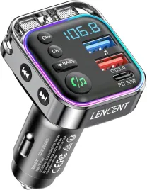 lencent-bluetooth-5-3-samochodowy-transmiter-fm-typ-c-pd-30w-bs024-qc-3-0
