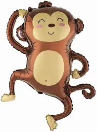balon-foliowy-malpka-malpa-zwierzeta-zoo-urodziny-78cm