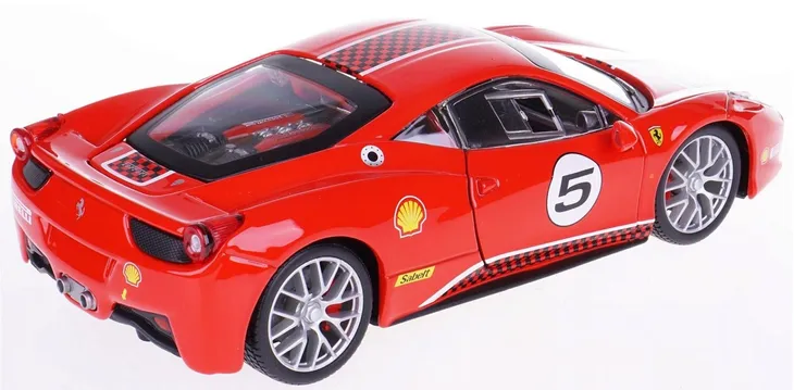 auto-bburago-ferrari-458-challenge-model-1-24-otwierane-3-lata-stan-zlozenia-zlozony
