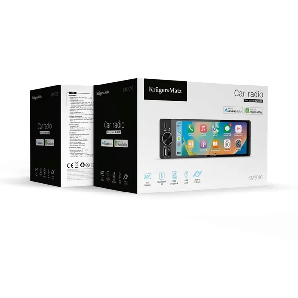 radio-samochodowe-krugerandmatz-km2016-carplay-androidauto-zlacza-usb