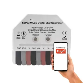 kontroler-led-rgb-ic-esp32-wifi-wled-home-assistant-ws281x-pixel-mikrofon