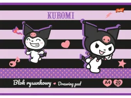 kuromi-szkolny-blok-rysunkowy-a4-bialy-20-kartek-80g-hello-kitty