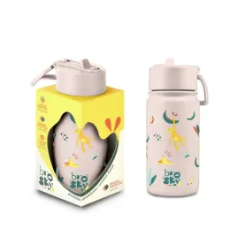 brosky-kids-rozowa-butelka-na-wode-dla-dzieci-w-malpki-450ml