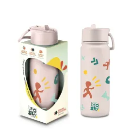 brosky-pattern-stalowa-butelka-na-wode-w-kolorze-rozowym-550ml