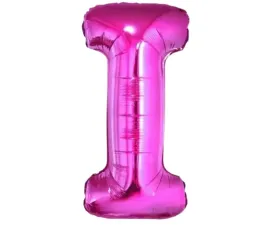 balon-foliowy-litera-i-ciemno-rozowa-92-cm