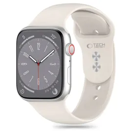 pasek-tech-protect-silicone-na-apple-watch-38-40-41-mm-bezowy
