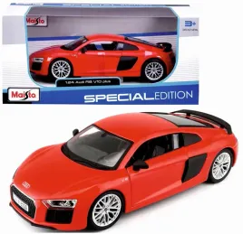 auto-maisto-audi-r8-v10-plus-model-1-24-otwierane-wierna-miniatura-3-lata