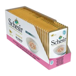 schesir-karma-mokra-dla-kota-kurczyk-z-szynka-w-galaretce-zestaw-30x50g