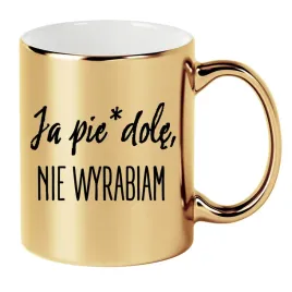 kubek-zloty-330ml-smieszny-prezent-do-pracy-nie-wyrabiam