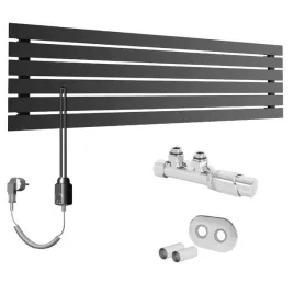 zestaw-grzejnik-wodno-elektryczny-poziomy-bello-45x180-czarny-struktura
