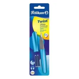 pioro-wieczne-twist-p457-m-frosted-blue-2-naboje-pelikan