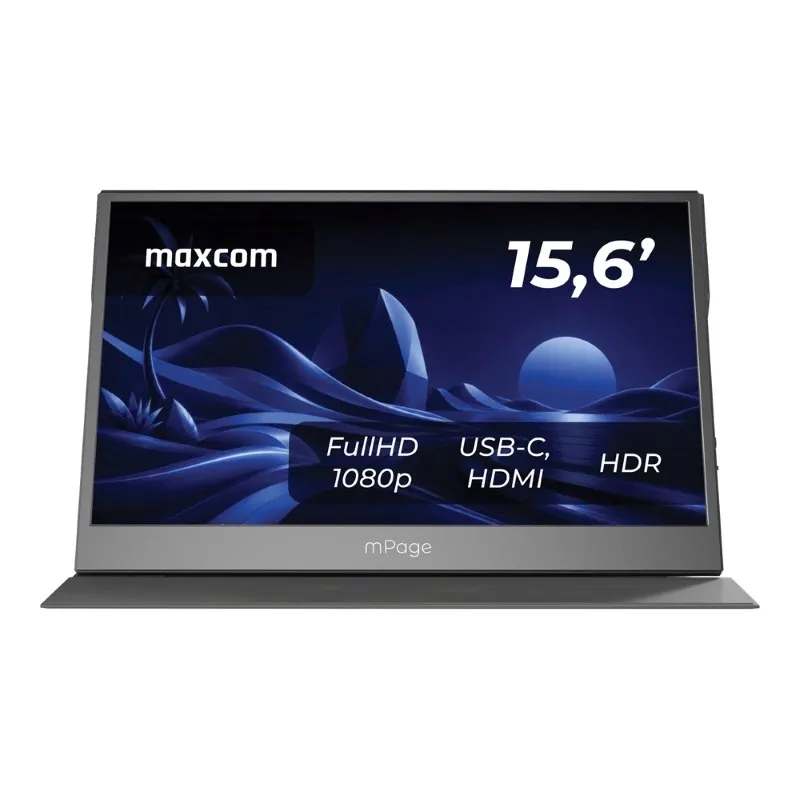 monitor-przenosny-maxcom-mpage15-156-full-hd-ips-hdr-usb-c-hdmi