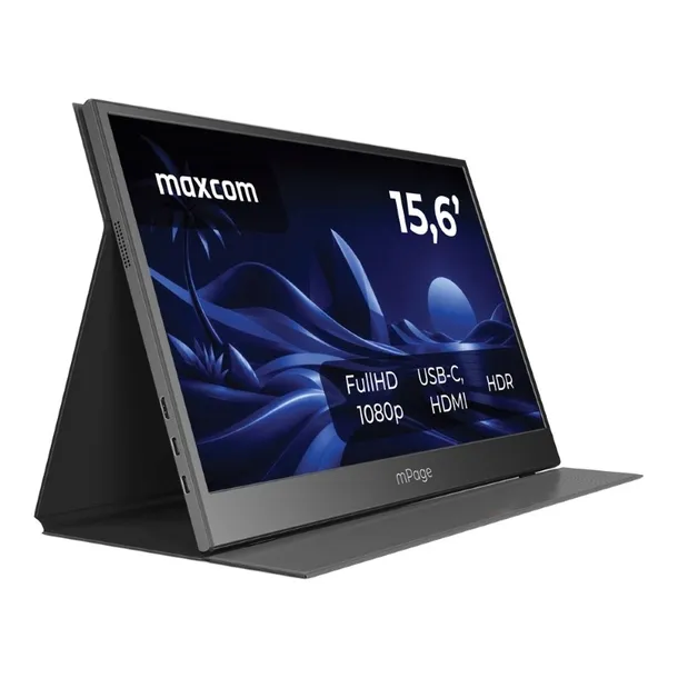 monitor-przenosny-maxcom-mpage15-156-full-hd-ips-hdr-usb-c-hdmi-typ-matrycy-ips-pls